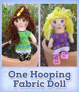 One Hooping Fabric Doll