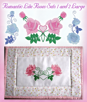 Romantic Lite Roses Sets 1 and 2 Large