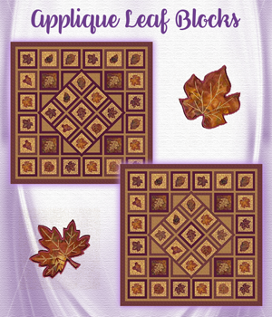 Applique Leaf Blocks