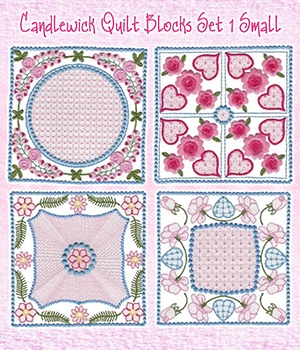 Candlewick Quilt Blocks Set 1 Small