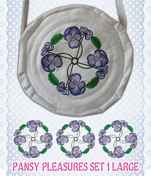 Pansy Pleasures Set 1 Large