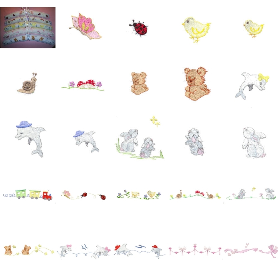 Childrens Hangers, Borders and Minis