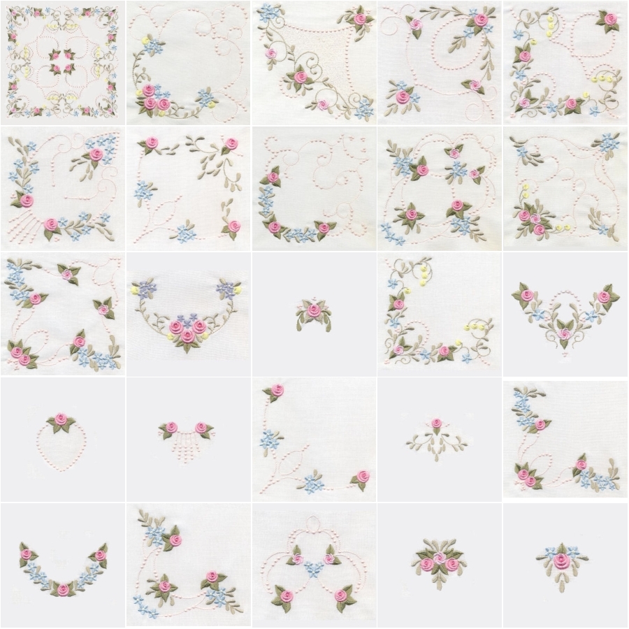 Antique Pearly Rose Quilt