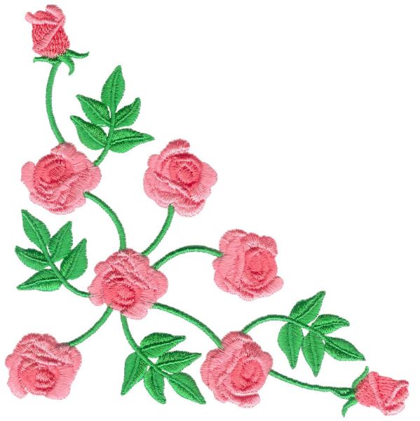 Rose Decor Corners and Wreaths Large-6