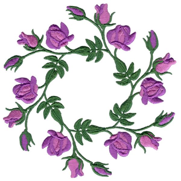 Rose Decor Corners and Wreaths Large-15