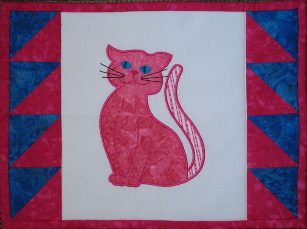 Contented Cats Applique Set 1 Large-4