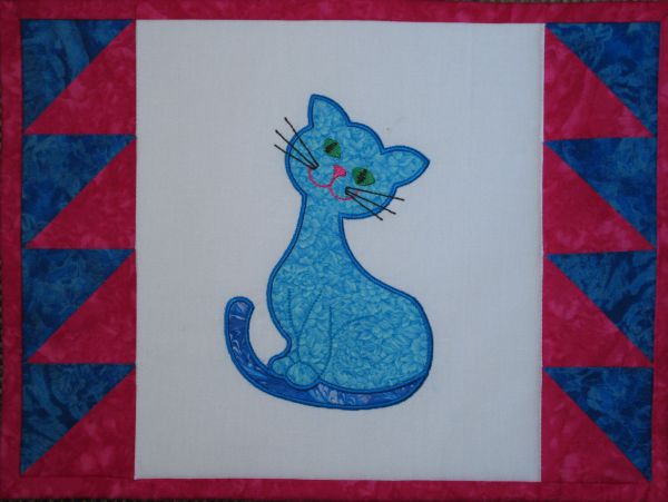 Contented Cats Applique Set 1 Large-7