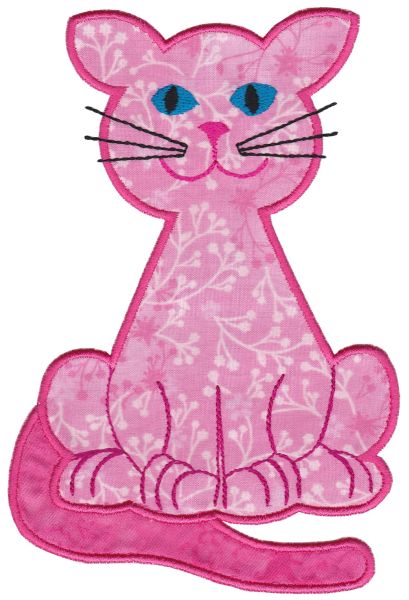 Contented Cats Applique Set 1 Large-10