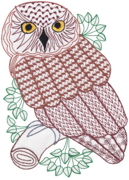 Patterned Owls Set 1 Large -9