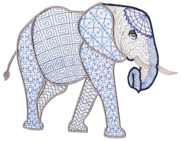 Fanciful Elephants Set 1 Large -10