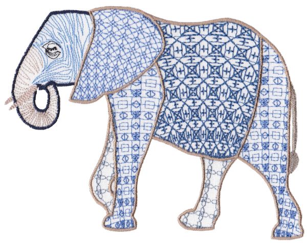 Fanciful Elephants Set 1 Large -11