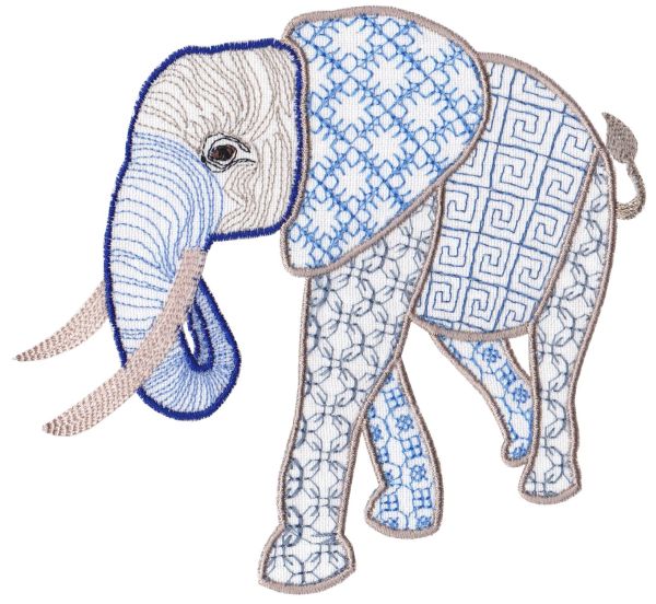 Fanciful Elephants Set 1 Large -12