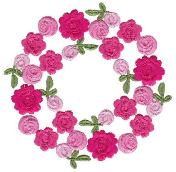 Antique Rose Wreaths Set 1 Small -6