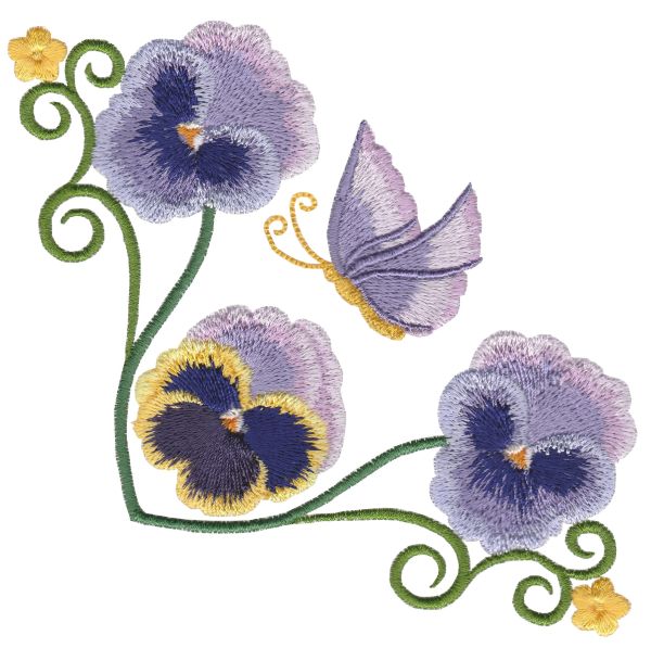 Pansy Pleasures Set 1 Large -7