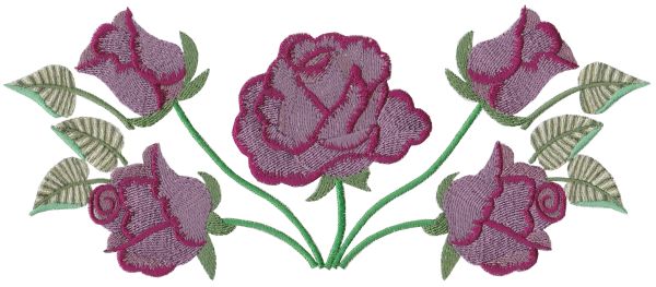 Rosy Borders Extra Large Set 1-4