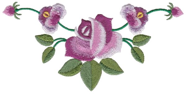 Antique Rose Borders Large-5