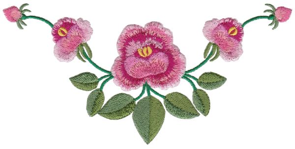 Antique Rose Borders Large-7