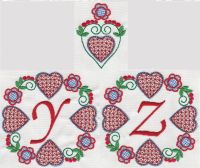 Crewel Baltimore Alphabet Small YZ 