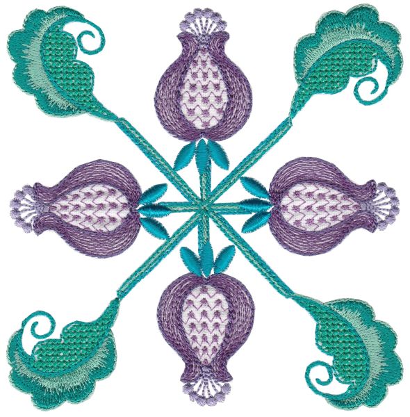 Floral Symmetry 1 Large Single 02