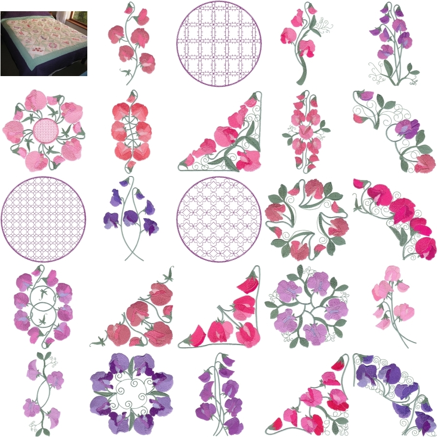 Sweet Pea Sensation Sets 1 and 2 Large