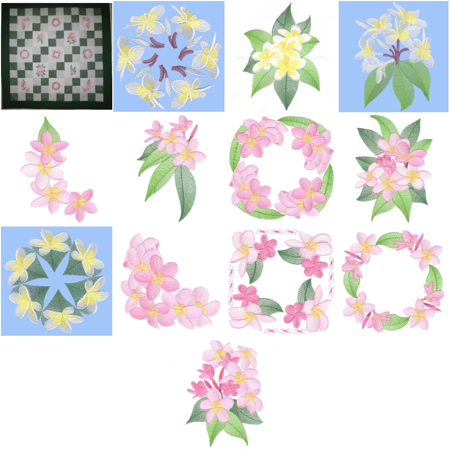 Lite Frangipanis Set 1 Large