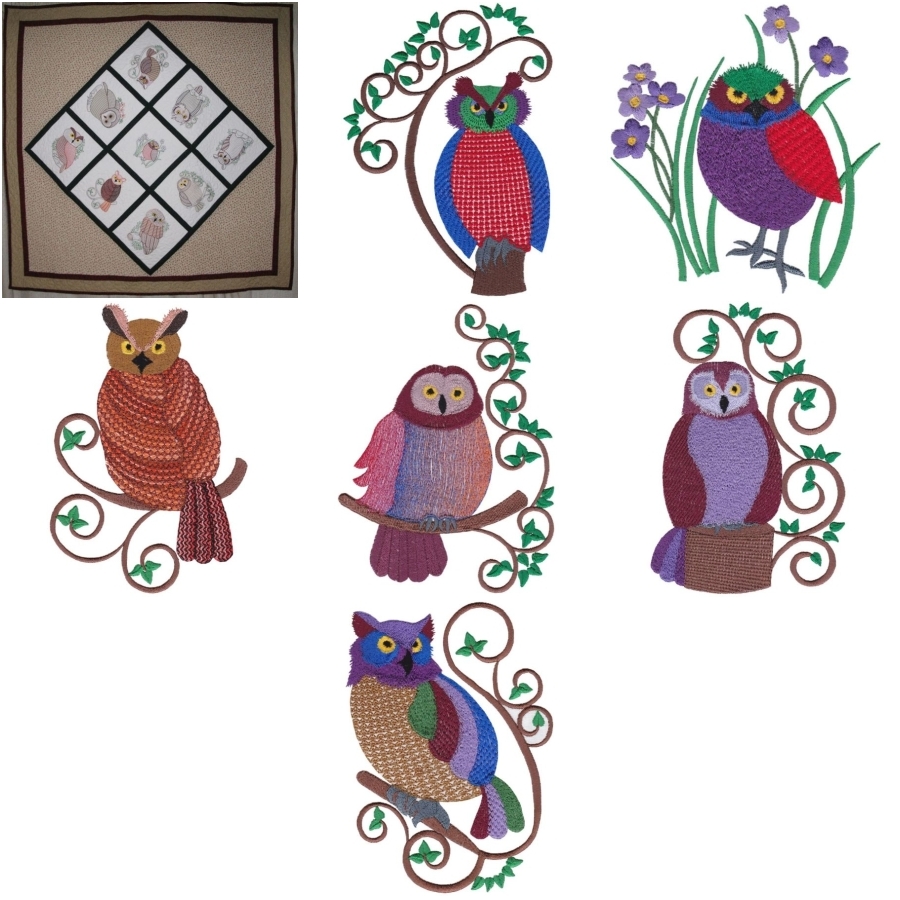 Owl Fantasy Set 1 Large 