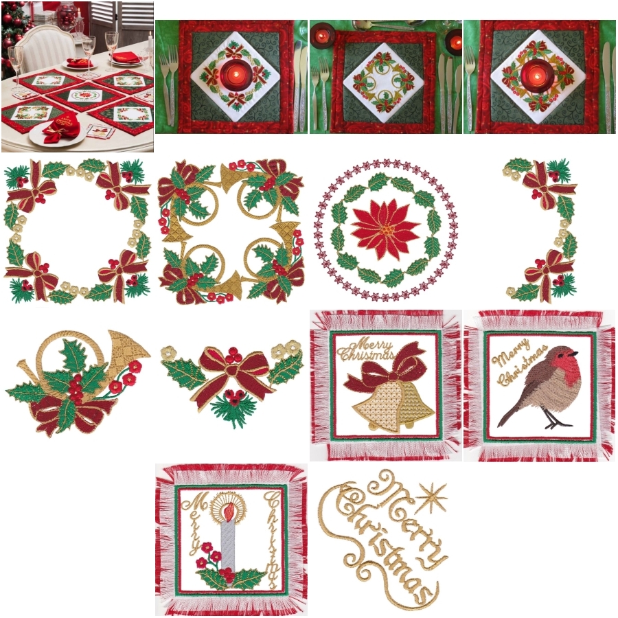 Christmas Decor Table Setting 