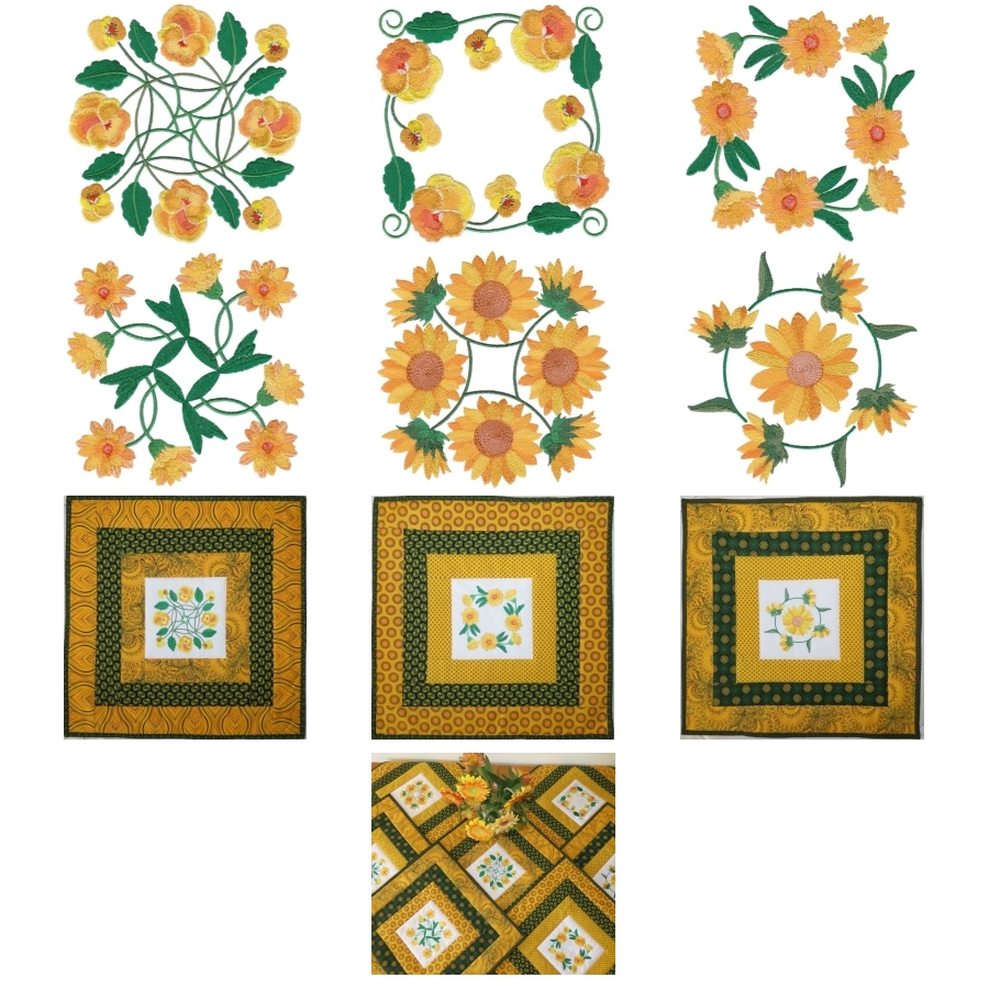 Sunshine Florals Extra Large Set 1