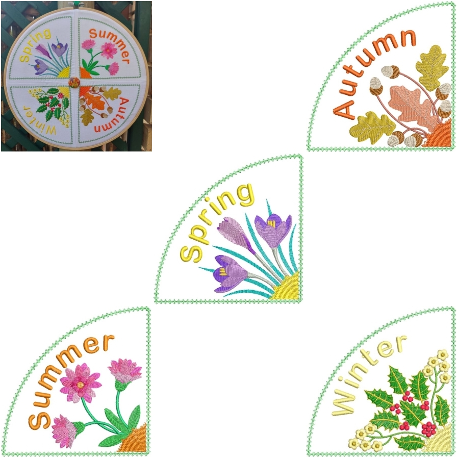 Seasons Wall Hanging Large Set 1