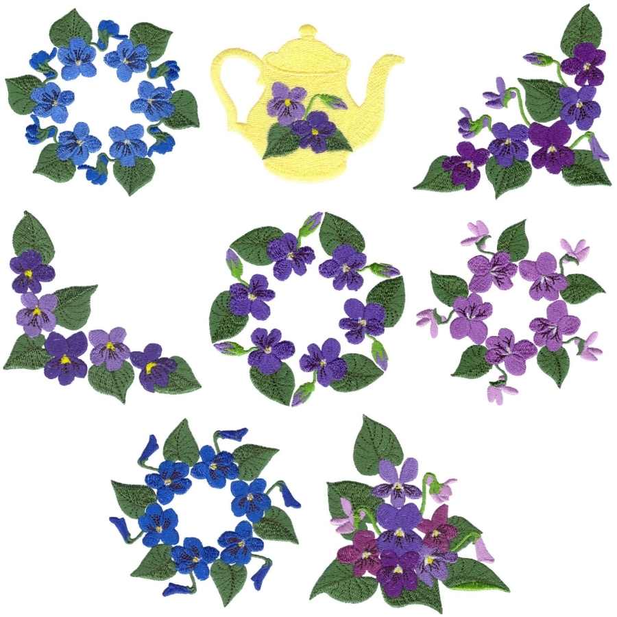 Lovely Violets Small Set 1