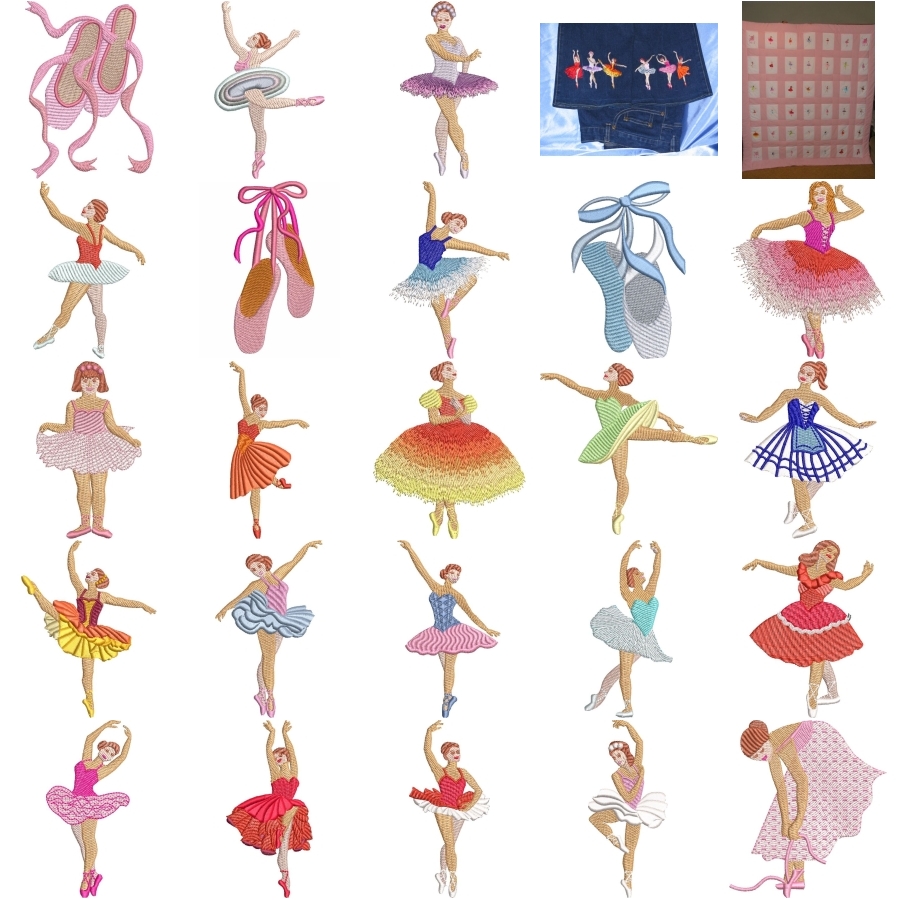 Aljay Ballerinas Sets 1 and 2 Small