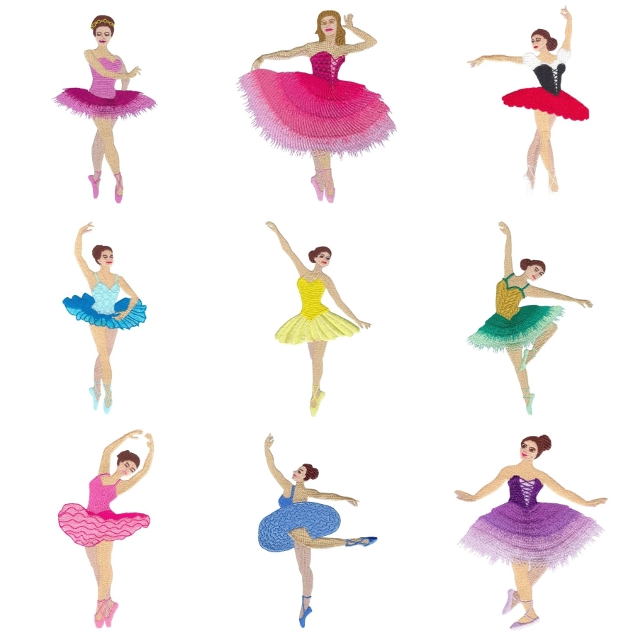Aljay Ballerinas Set 1 Large