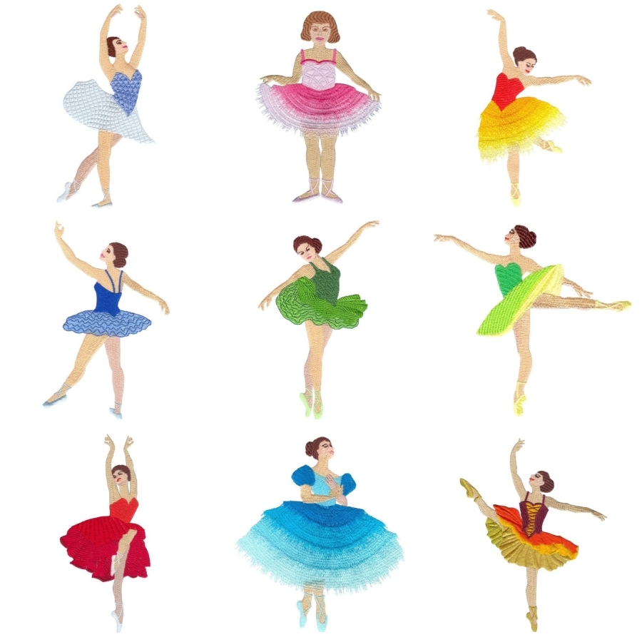 Aljay Ballerinas Set 2 Large