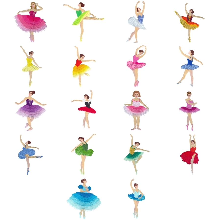 Aljay Ballerinas Sets 1 and 2 Large