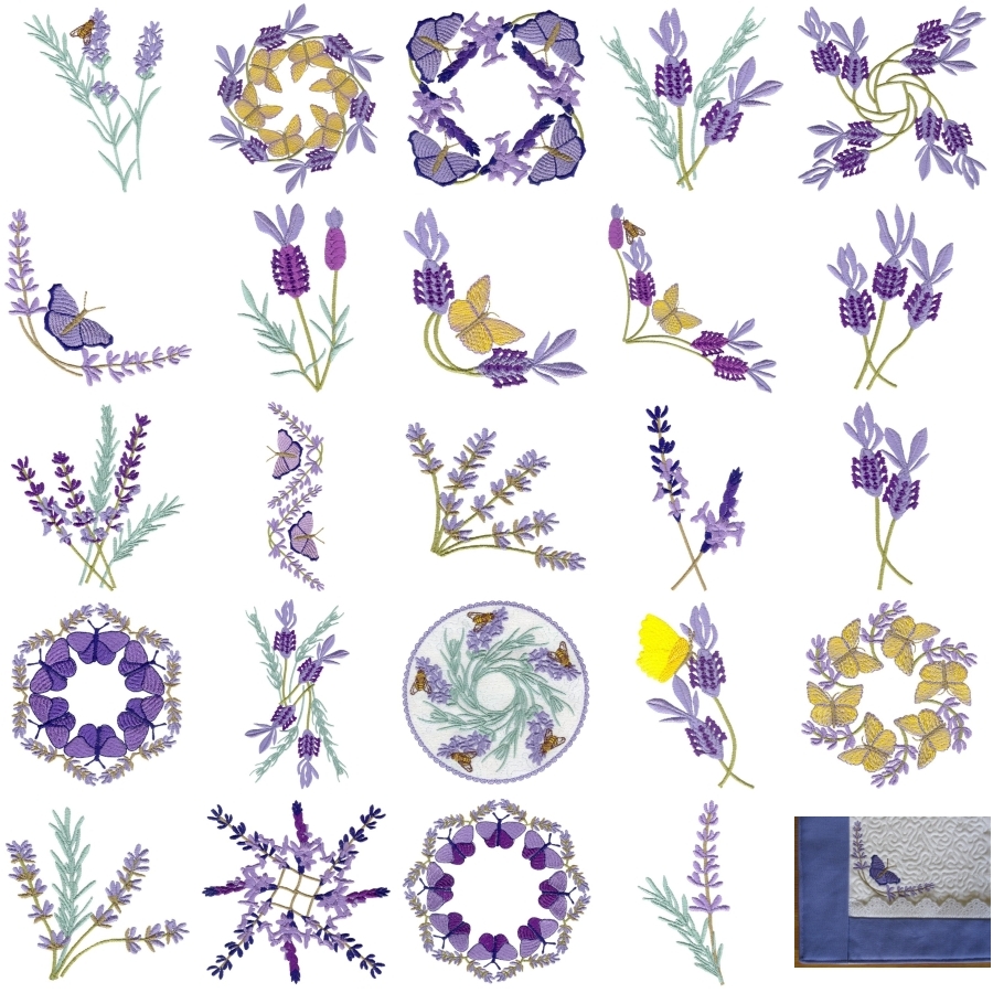 Lovely Lavender Sets 1 Small and Large
