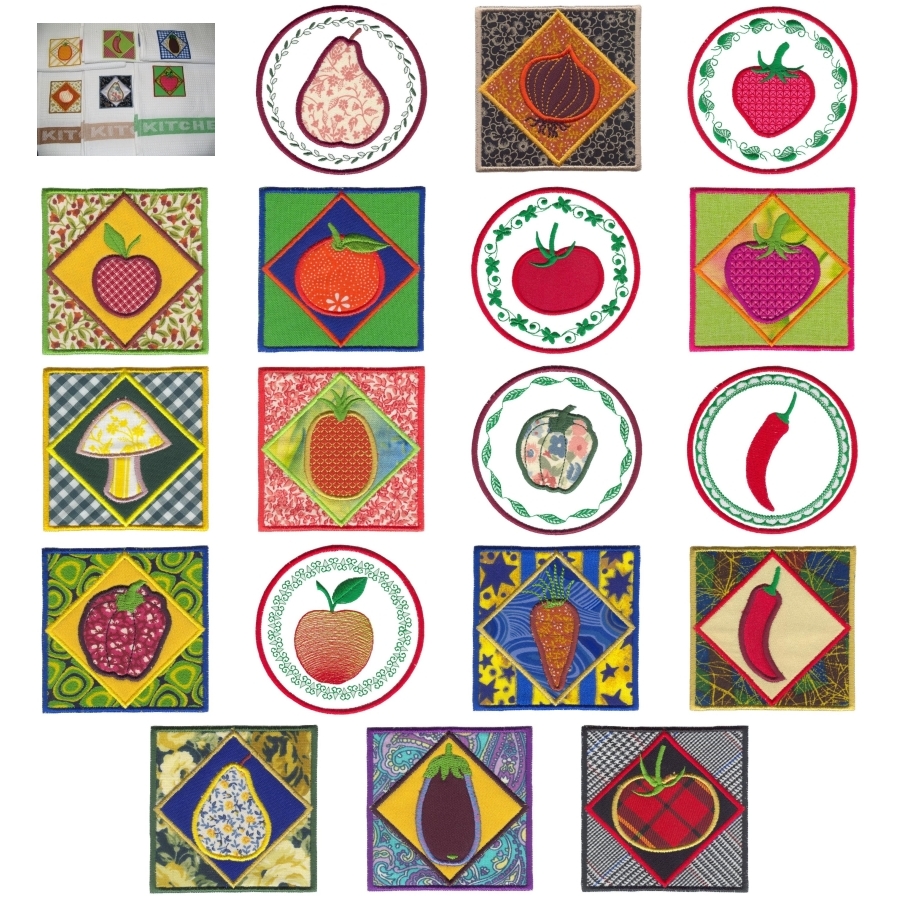 Applique Edibles Set 1 Small