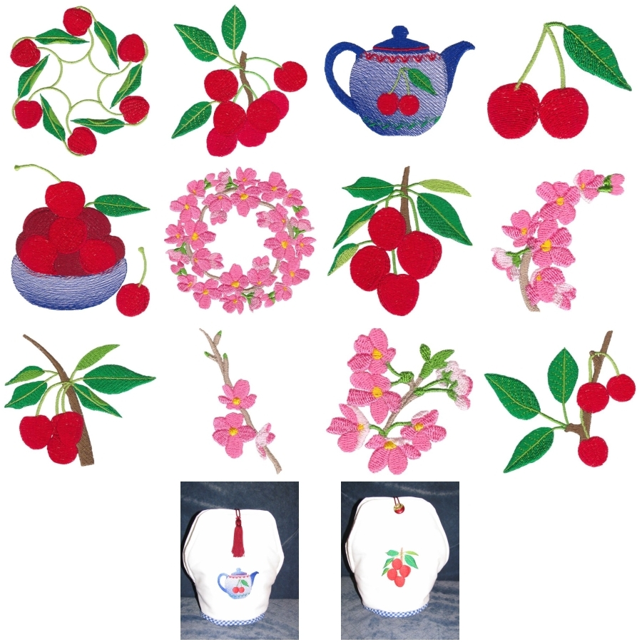 Delectable Reds Cherries Set 1 Small