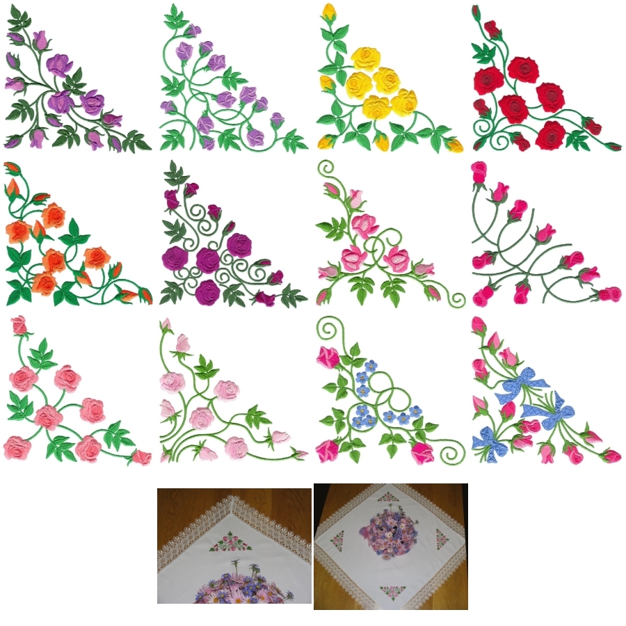 Rose Decor Corners Large