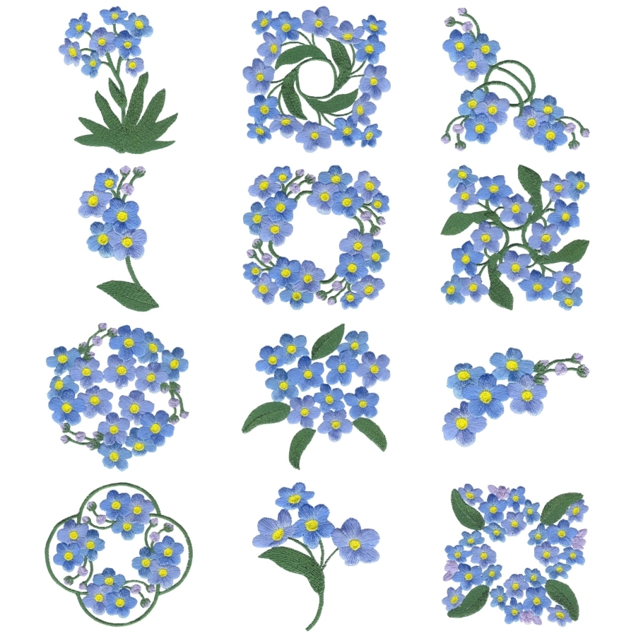 Forget Me Not Nostalgia Set 1 Small