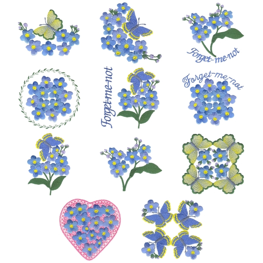 Forget Me Not Nostalgia Set 2 Small
