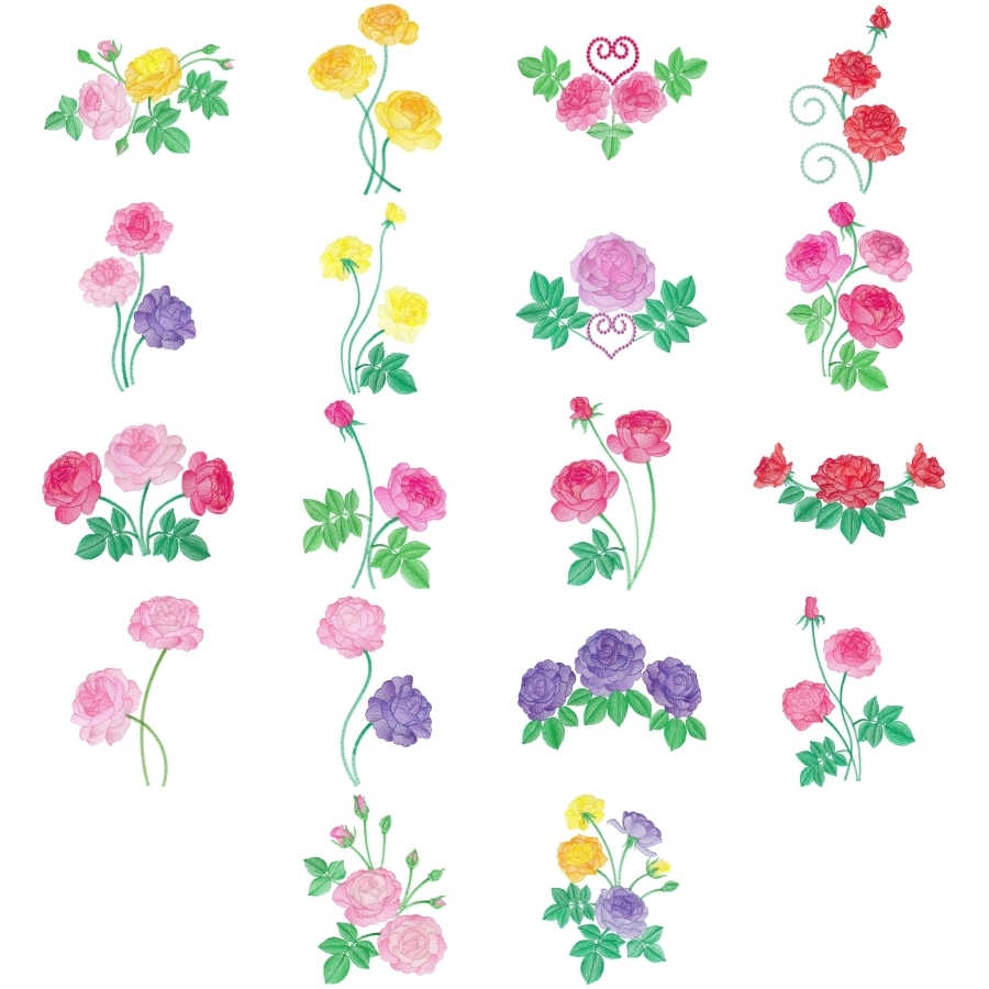 Lite Roses Sets 1 and 2 Extra Large