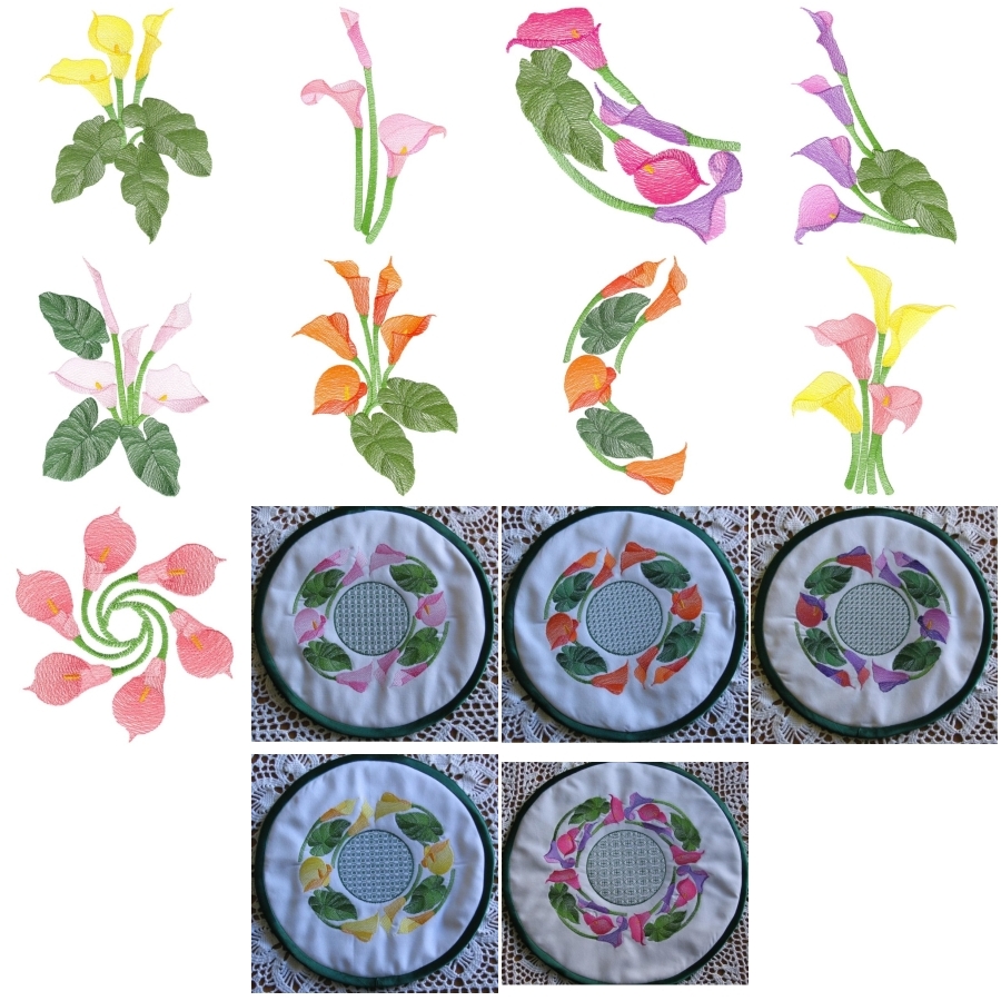 Lite Calla Lilies Set 2 Large