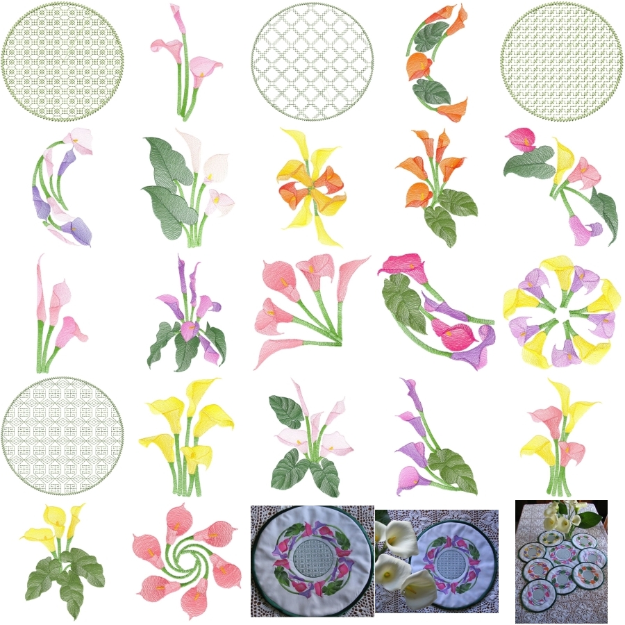Lite Calla Lilies Sets 1 and 2 Large