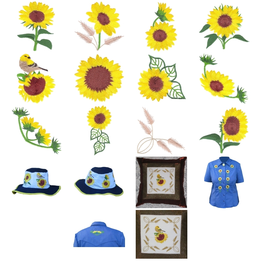 Sunflower Delight Set 1 Small