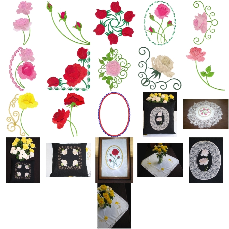Classic Roses Set 1 Large