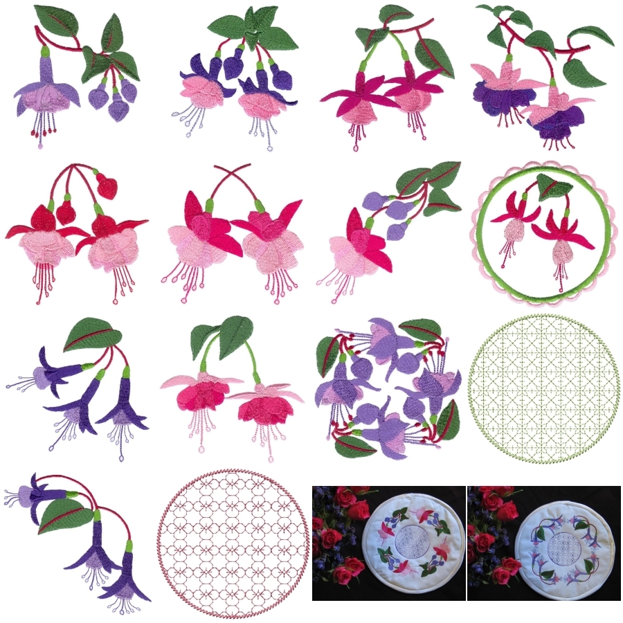 Fuchsia Delight Set 1 Small