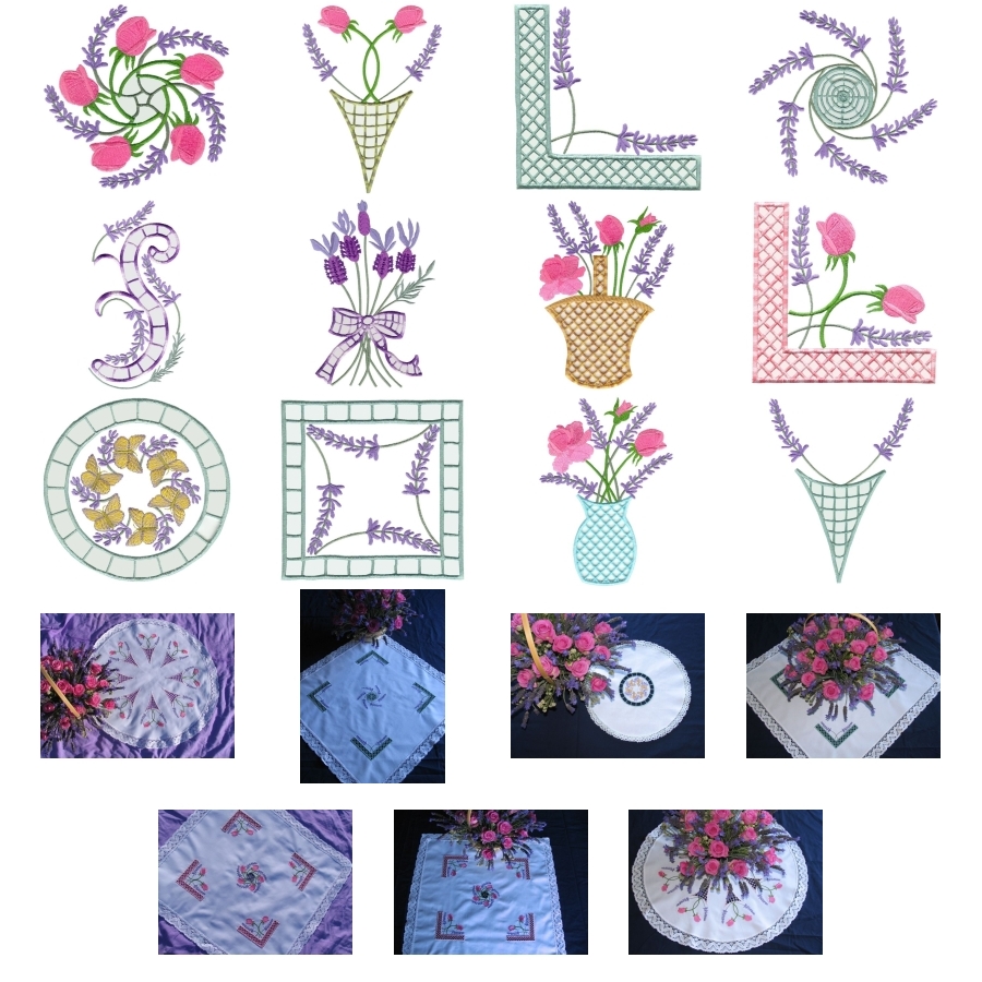 Lavender Elegance Set 1 Large