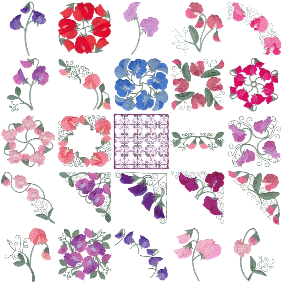 Sweet Pea Sensation Sets 1 and 2 Small