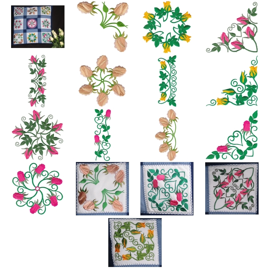 Fat Rose Buds Set 1 Large
