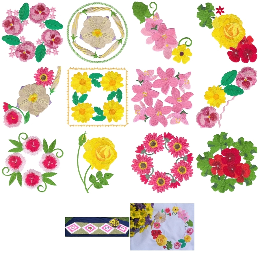 Aljay Floral Array Set 1 Large